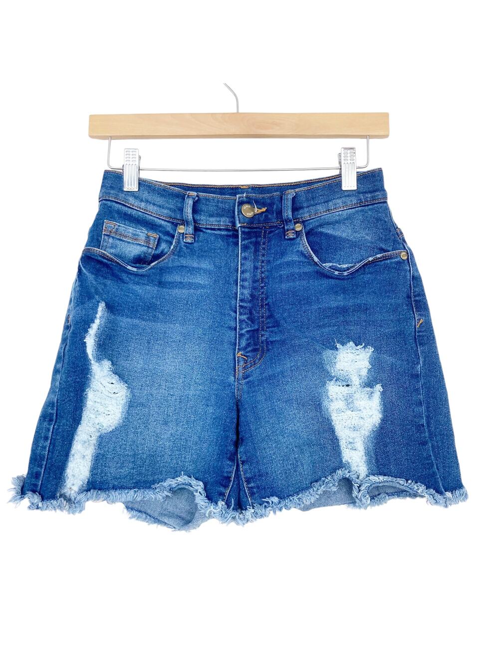 Venus Distressed High Waisted Jean Shorts Sz 4